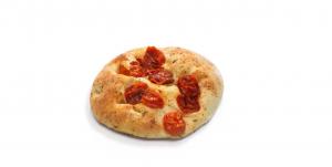 Little pizza with tomatoes